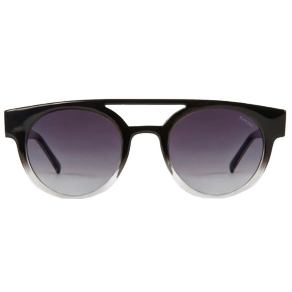 KOMONO Dreyfuss Paisley Sunglasses NEW GRAY BLACK